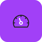 icon of a tachometer intended to show optimization